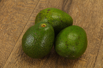 Ripe green dietary avocado - superfood