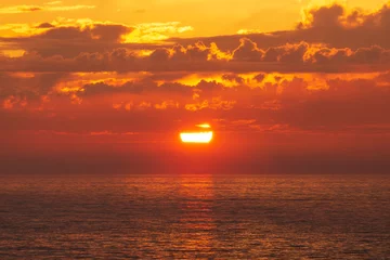 Photo sur Plexiglas Brique le coucher de soleil