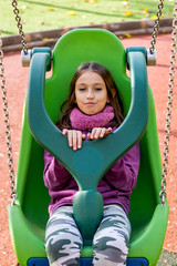 Little girl posing