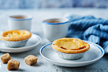 Portuguese custard pies, Pastel de Nata or Pastel de Belem
