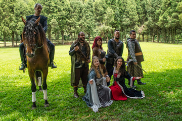 ensaio fotografico  com vestis medirvais