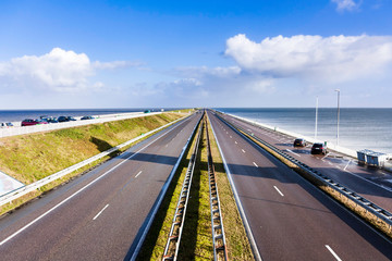 The Afsluitdijk in The Netherlands