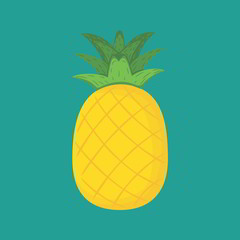Illustration of a Delicious Pineapple.