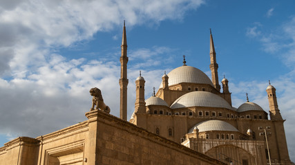 Fototapeta na wymiar Mohamed Ali Mosque in Cairo Egypt
