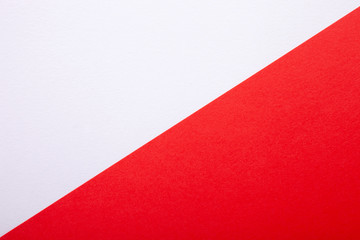 Obraz premium White and red paper texture as background with place for text