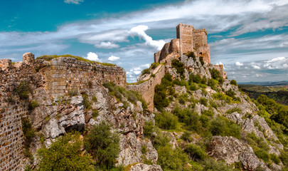 The Albuquerque Castle in Extremdura, Spain