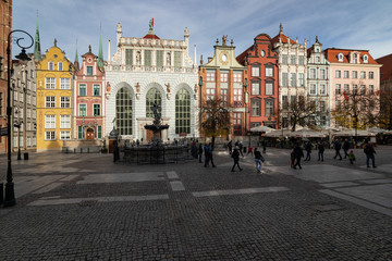 Obraz premium old town in gdansk poland