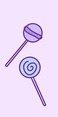 candy stick icon 
