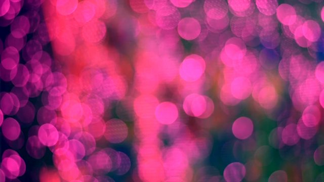 Pink bokeh on dark background,Background with shiny red particles, Beautiful bokeh light background,Red confetti shimmering with magical sparkling light,Seamless loop,Abstract Blurred Christmas Lights