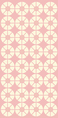 pink soft color circle pattern 