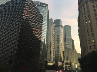 skyscrapers in hong kong