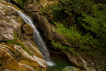 Obraz premium Mencuna Waterfall Artvin Turkey Water Stones