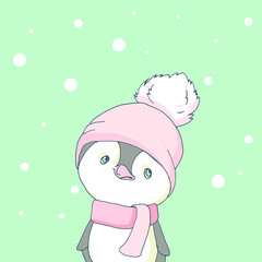 Let it snow card