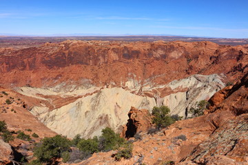 Impressive Upheaval Dome in Canyonlands National Park