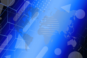 Obraz premium abstract, blue, pattern, design, white, texture, square, lines, wallpaper, geometric, illustration, light, 3d, line, color, black, art, flag, graphic, backdrop, digital, shape, technology, seamless