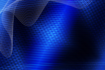 Obraz premium abstract, blue, design, technology, light, fractal, space, wallpaper, science, pattern, black, texture, energy, backdrop, concept, illustration, business, line, grid, communication, motion, lines, art