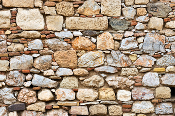 Old stone wall as background