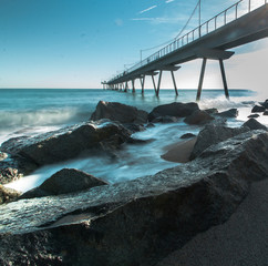 Paisaje playa de Barcelona