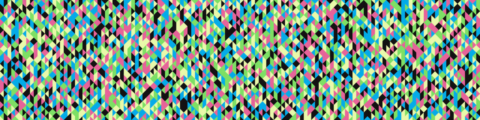 Pattern with random colored Diamonds Generative Art background illustration