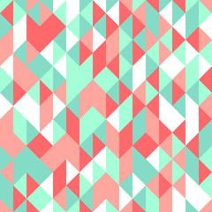 Pattern with random colored Diamonds Generative Art background illustration