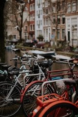 Fototapeta na wymiar Amsterdam & ses vélos