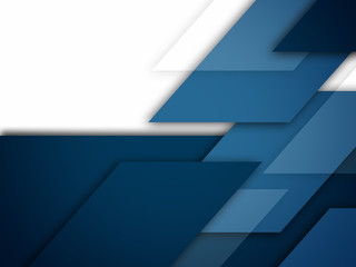  Abstract Blue Business background With Square 