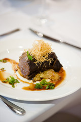 gourmet steak dinner 