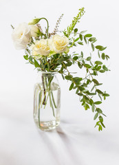 white wedding bouquet 