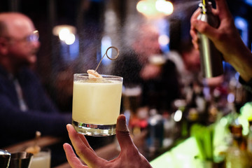 glass of champagne with candle