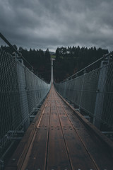 Brücke Hängebrücke Geierlay Lang Ausblick