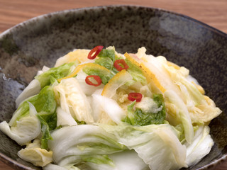 白菜のゆず漬け