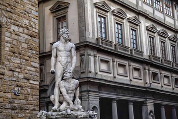 Obraz premium Beautiful statue in Florence italy