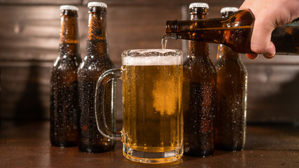 Ice Cold Pint Of Beer 