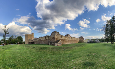 Fototapeta na wymiar Castle in Inowlodz - Poland