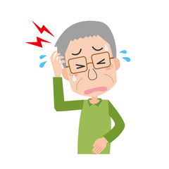 頭痛　体調不良　脳梗塞　くも膜下出血　おじいさん　高齢男性