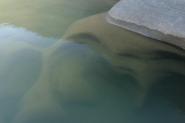nature stones in water the idea of Still and calm