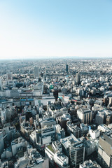 Fototapeta na wymiar 東京都豊島区池袋から見た東京の景色