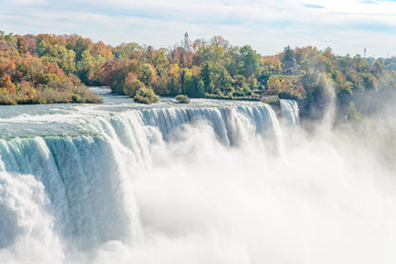 American Falls at Niagara river in autumn