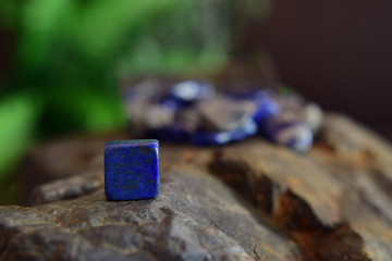 Lapis Lazuli Beautiful natural blue stone For making jewelry	