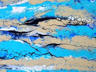 texture of blue paint on a surface