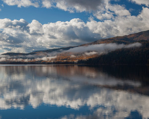 Sweeping Autumn at Swan Lake
