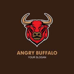 Fototapeta na wymiar Bulls Head Logo