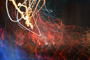 Abstract Light Trails