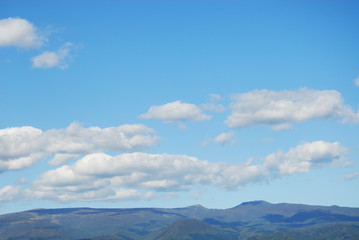 Obraz premium 空 雲 山 素材