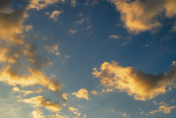 夕暮れ　空　素材