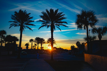Obraz premium sunset on beach