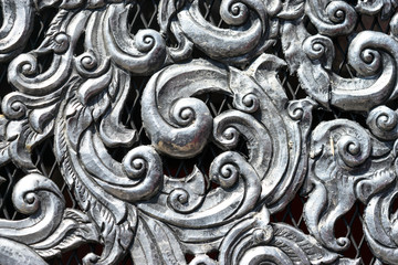 Detail of silver pattern