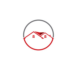 real estate vector logo concept design template