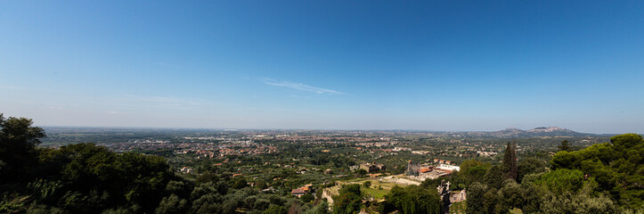 View from balcony in villa d'Este