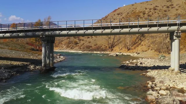 Confluence Rivers are two different colors of water